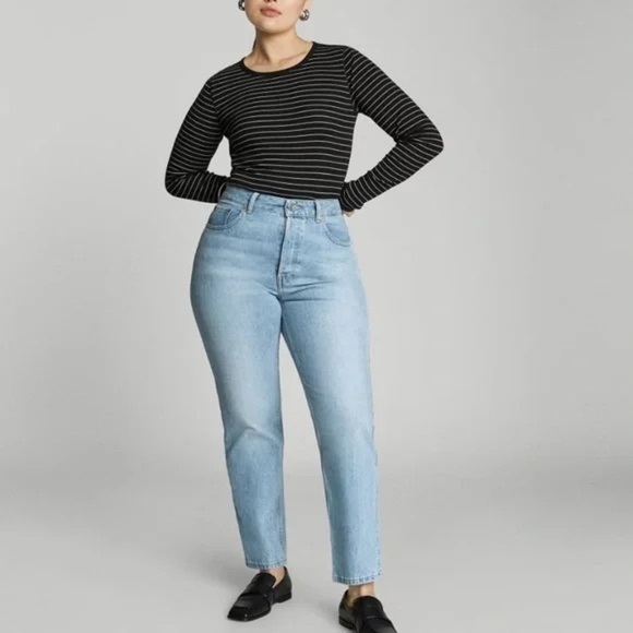 Everlane Denim - Everlane The Curvy 90's Cheeky Straight Jean (27)